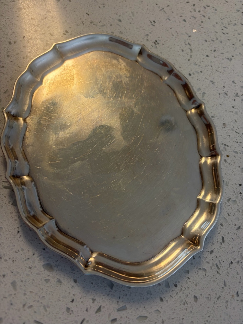 Vintage Gorham Silverplate YC1000 Small Serving Tray 6” x 8”